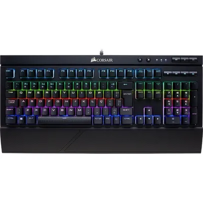 [AME R$287 / R$254 SC] Teclado Mecânico Gamer Corsair K68 LED Vermelho Switch Cherry MX Red ABNT2