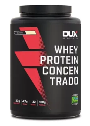 Whey Protein Concentrado Dux Nutrition Pote 900g Sabor Baunilha