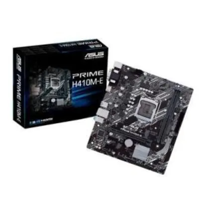 Placa-Mãe Asus Prime H410M-E, Intel LGA 1200, mATX, DDR4 - 90MB13H0-C1BAY0 | R$500