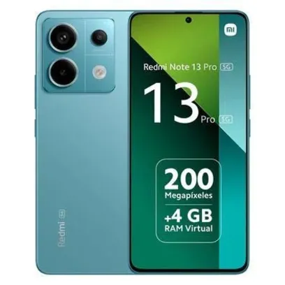 Foto do produto Smartphone Xiaomi Redmi Note 13 Pro 5G Dual Sim De 256GB / 8GB Ram De 6.67" 200 + 8 + 2mp / 16MP - Azul