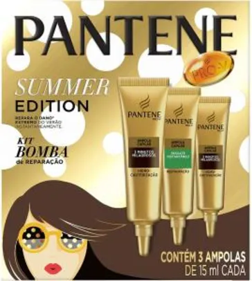 Ampola Pantene Summer 3 Unidades x 15 ml (FreteGratis PRIME)