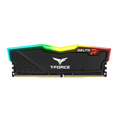 MEMORIA TEAM GROUP T-FORCE DELTA RGB 8GB (1X8) DDR4 3200MHZ, TF11D48G3200HC16F01 | R$299