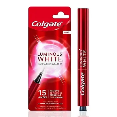 (REC) Colgate Caneta Clareadora Dental Luminous White Para Uso Noturno E Fácil De Usar 2 5 Ml