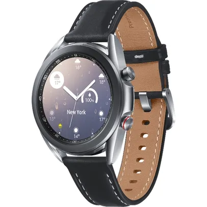 [AME R$878] Smartwatch Samsung Galaxy Watch3 41mm - Prata