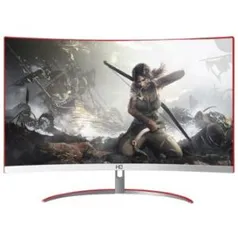 MONITOR GAMER HQ CURVO 24 POL, FULL HD, 144HZ, 1MS, FREESYNC, HDMI, DISPLAY PORT - R$1043