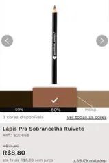 Lápis Pra Sobrancelha Ruivete R$ 9