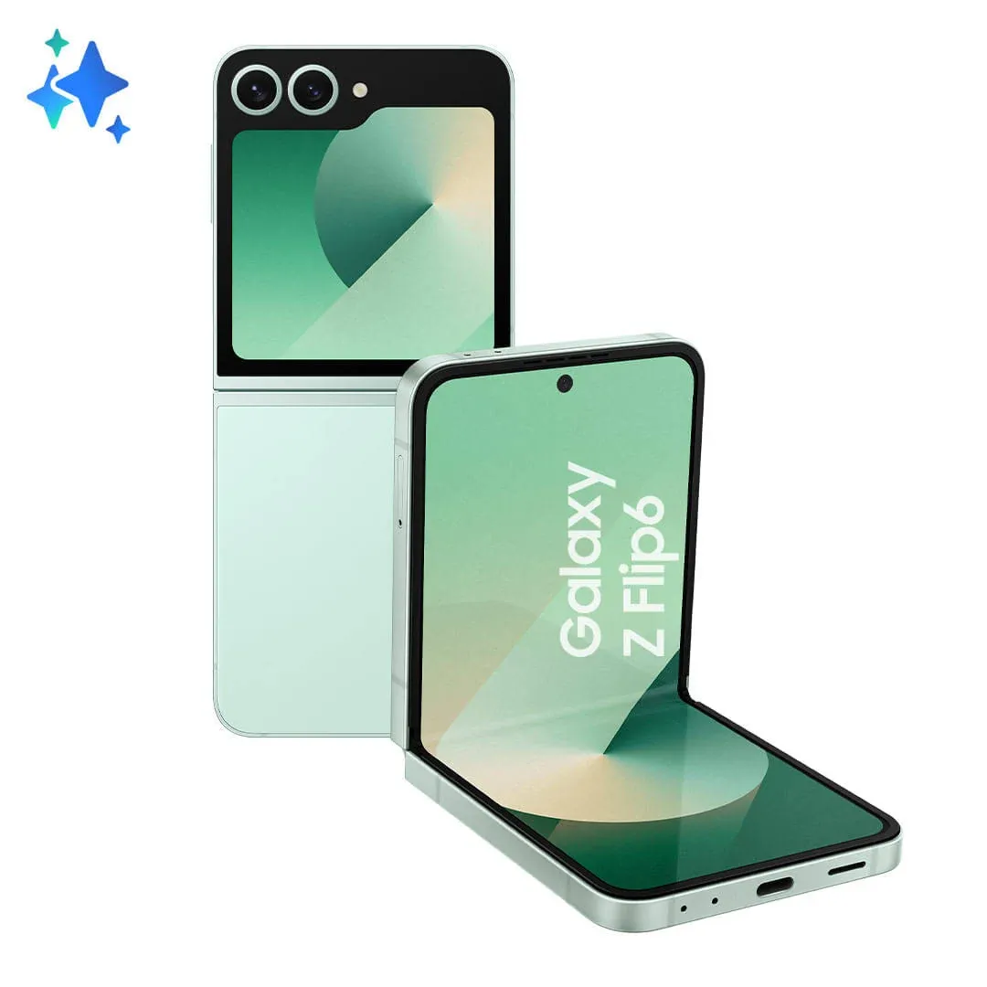 Imagem do produto Celular Samsung Galaxy Z Flip6 5G, 512GB, 12GB RAM, Tela 6.7 , Câm. Dupla + Selfie 50MP, Galaxy Ai Verde