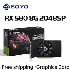 [IMPOSTO INCLUSO] Placa de Vídeo RX 580 8GB 2048SP SOYO