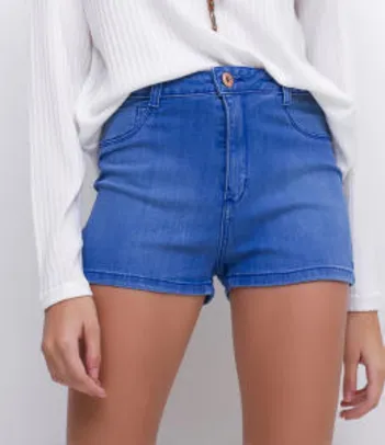 Short Jeans Cintura Alta por R$39,90