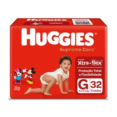 3 Pacotes de Fralda Huggies Supreme Care 