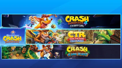 5 em 1 Crash Bandicoot™ - Crashiversary Bundle para o Nintendo Switch