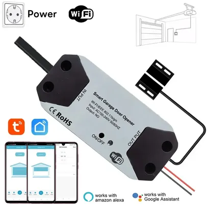 Controle de Portão de Garagem Inteligente, Wifi