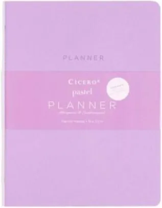 [Prime] Planner Revista Pastel, Lilas, Mensal | R$28