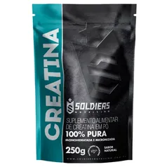 Creatina Monohidratada 250g - 100% Pura Importada - Soldiers Nutrition