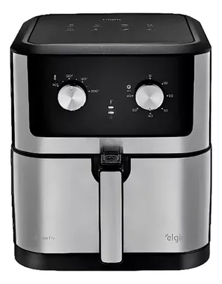 Fritadeira Elétrica Chrome Fry Elgin Inox Air Fryer 8L - 110/220v