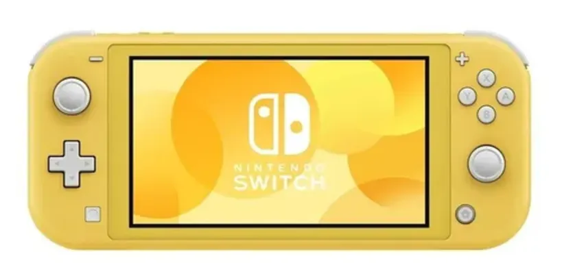 Console Nintendo Switch Lite Amarelo Lacrado Pronta Entrega