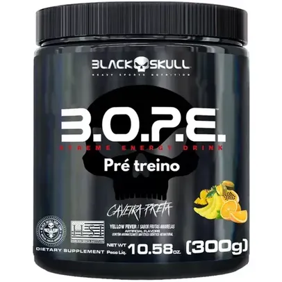 BOPE - Pré Treino Black Skull - B.O.P.E. - Diversos sabores