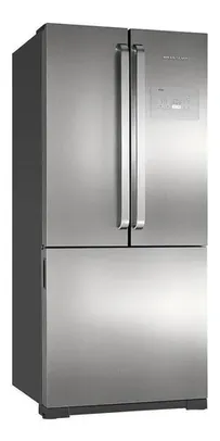 Geladeira frost free Brastemp BRO80A inox com freezer 540L 127V