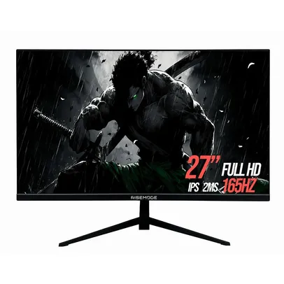 Monitor Gamer Rise Mode Retina 27, 165hz, Full HD, IPS, DisplayPort e HDMI, sRGB 99%, Suporte Vesa, Preto - RM-MOG-27F165FH-B