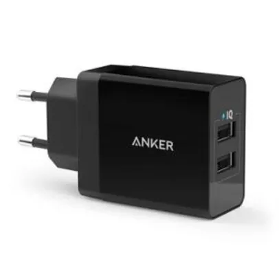 Carregador de Tomada USB Anker PowerPort 2 - 24W - R$79