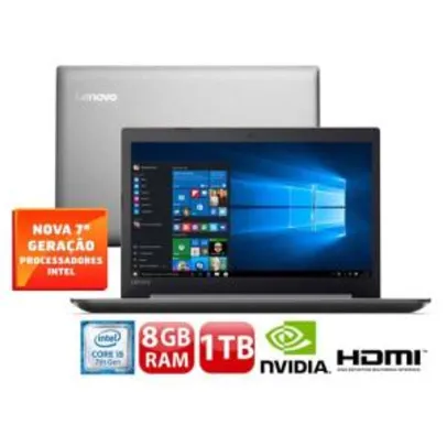 Notebook Lenovo IdeaPad 320 Intel Core i5 15,6" 8GB  GeForce 940MX