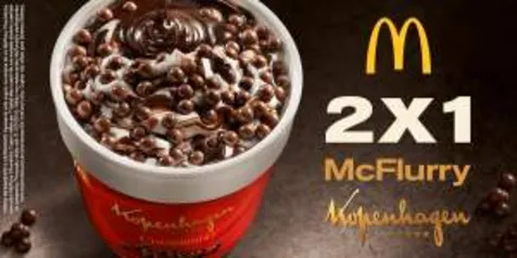 [Mc Donalds] Comprei 1 Mc Flurry Chumbinho e leve 2 - Pegue Cupom