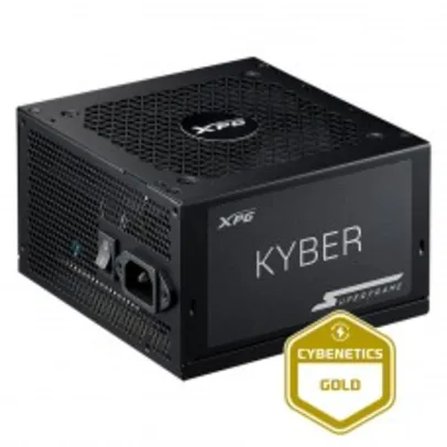 Fonte XPG Kyber SuperFrame, 850w, 80 Plus Gold, Com conector PCIe 5.0, PFC Ativo, KYBER850G BK C BR 