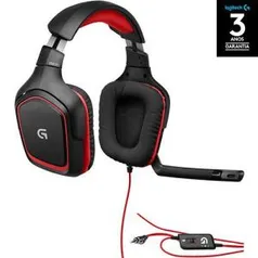 Headset Gamer G230 DGTL PC - Logitech - R$160