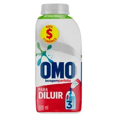 [Leve 3 Pague 2] Sabão Liquido Concentrado Omo Lavagem Perfeita Para Diluir 500ml