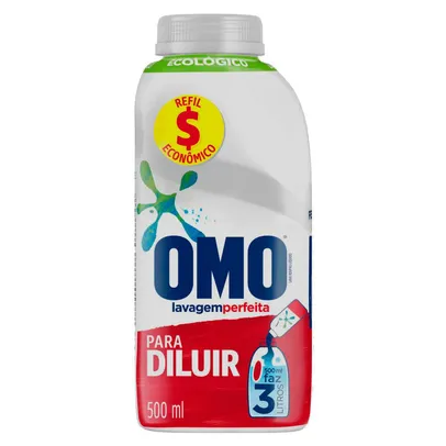 [Leve 3 Pague 2] Sabão Liquido Concentrado Omo Lavagem Perfeita Para Diluir 500ml