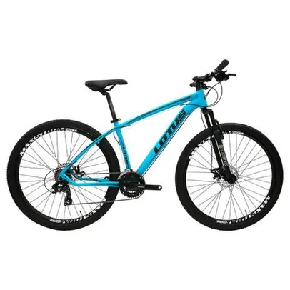 Bicicleta MTB Alúminio Cairu Lotus Aro 29 21 Marchas Shimano Freio à Disco Quadro 17.5