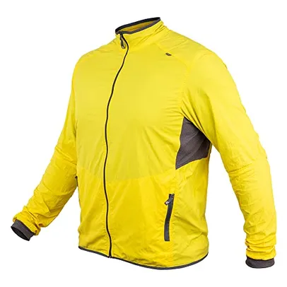 Jaqueta Corta-Vento Fluid CURTLO - Masculino, tam. M, cor amarelo