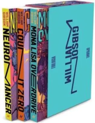 Box de livros Trilogia Sprawl de William Gibson - R$71