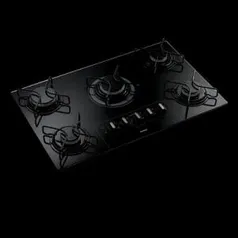 Cooktop a Gás Consul Facilite 5 Bocas CD075AE Preto Bivolt - R$350