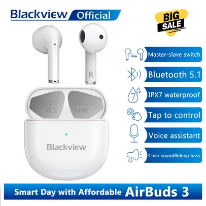 (11.11) 22.39US $ 44% Blackview-fones de ouvido bluetooth 2021 tws