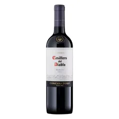 Vinho tinto seco Merlot Casillero del Diablo Reserva adega Concha y Toro 750 ml