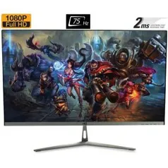 Monitor Gamer LED 21.5" 2ms 75hz Full HD Widescreen HQ 21.5HQ-GAMER | R$ 590