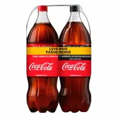 [SP /Regional] [Turbo] Combo 2L Coca-Cola Original + 2L Coca-Cola Zero 