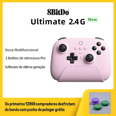 Controle 8 Bitdo Ultimate Sem Fio 2.4g - Com Base De Carregamento