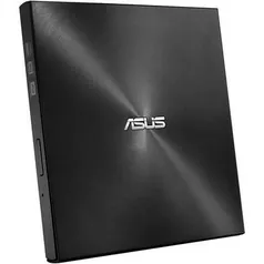 Drive ASUS Gravador Externo CD, DVD, ZenDrive U9M, Ultra-Slim, 1 tipo C+ 1 tipo A, Windows e MAC, Nero BackItUp | R$168