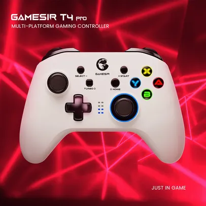 Controle GameSir T4 Pro - Versão Branca