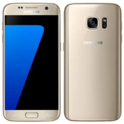 Smartphone Samsung Galaxy S7, Dourado - R$2278