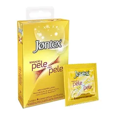 Preservativo Camisinha Jontex Pele com Pele - 4 Unidades
