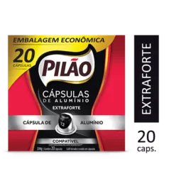 Cápsulas Café Pilão Extra Forte 12 20un