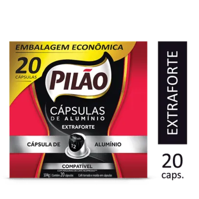 Cápsulas Café Pilão Extra Forte 12 20un