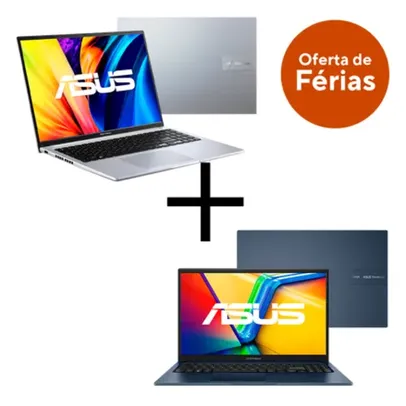 Notebook ASUS VivoBook 16 X1605ZA-MB445W Transparent Silver + Notebook ASUS Vivobook X1502ZA-EJ1756 Quiet Blue