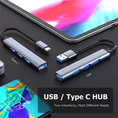 Hub Usb 4 portas (1x3.0 + 3x2.0)