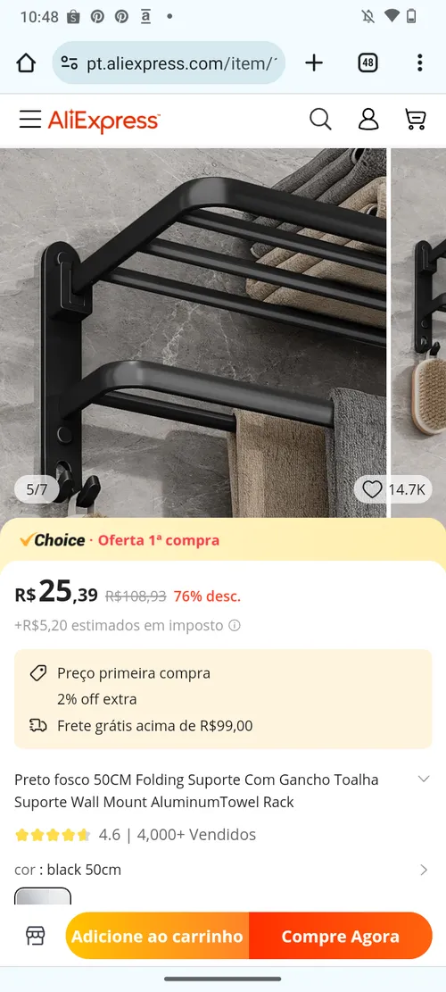 Imagen na descrição da promoção