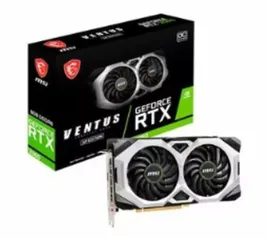 Placa de Vídeo RTX 2060 Ventus GP OC MSI NVIDIA GeForce, 6GB GDDR6, Ray Tracing - GeForce RTX 2060 VENTUS GP OC