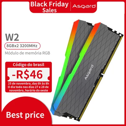 71.61US $ 23% OFF|Asgard Loki w2 RGB RAM 8GBx2 16gb 32gb 3200MHz  PC4 25600 DDR4 DIMM Memoria Ram ddr4  Desktop  Rams 1.35V|RAMs|   - AliExpress